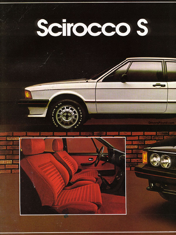 1980 VW Scirocco Brochure